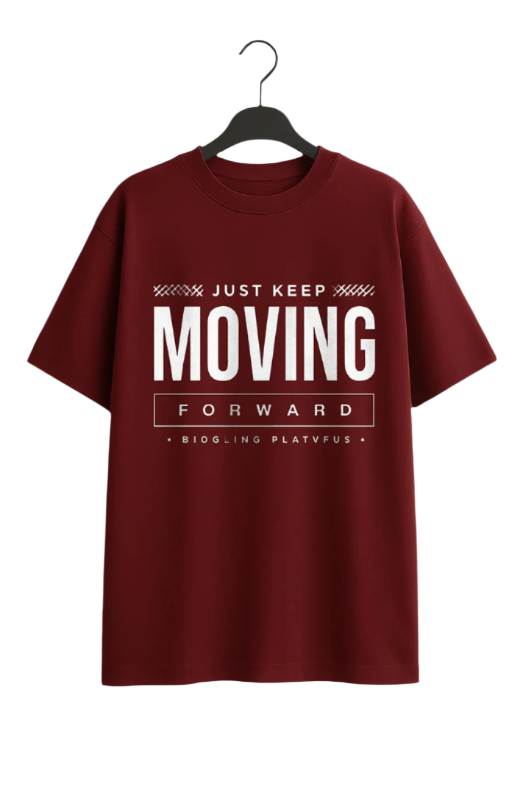 Unique Wear Clothing – Legacy Machine Oversized T-Shirt – STREET ICON Edition - Red Colour