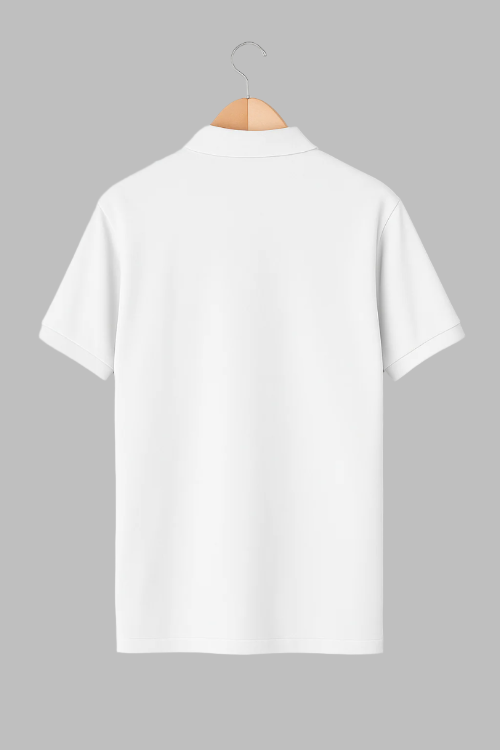 Unique wear Clothing - Classic Half Sleeve Polo T-Shirt - White