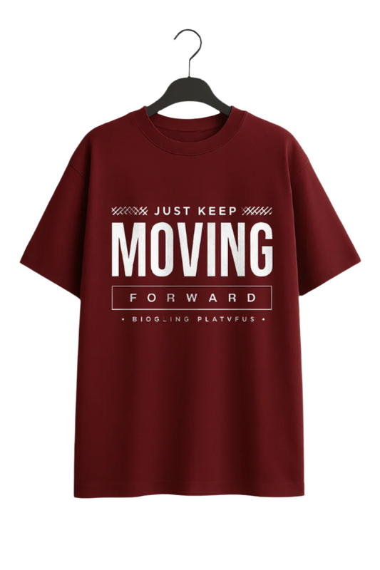 Unique Wear Clothing – Legacy Machine Oversized T-Shirt – STREET ICON Edition - Red Colour