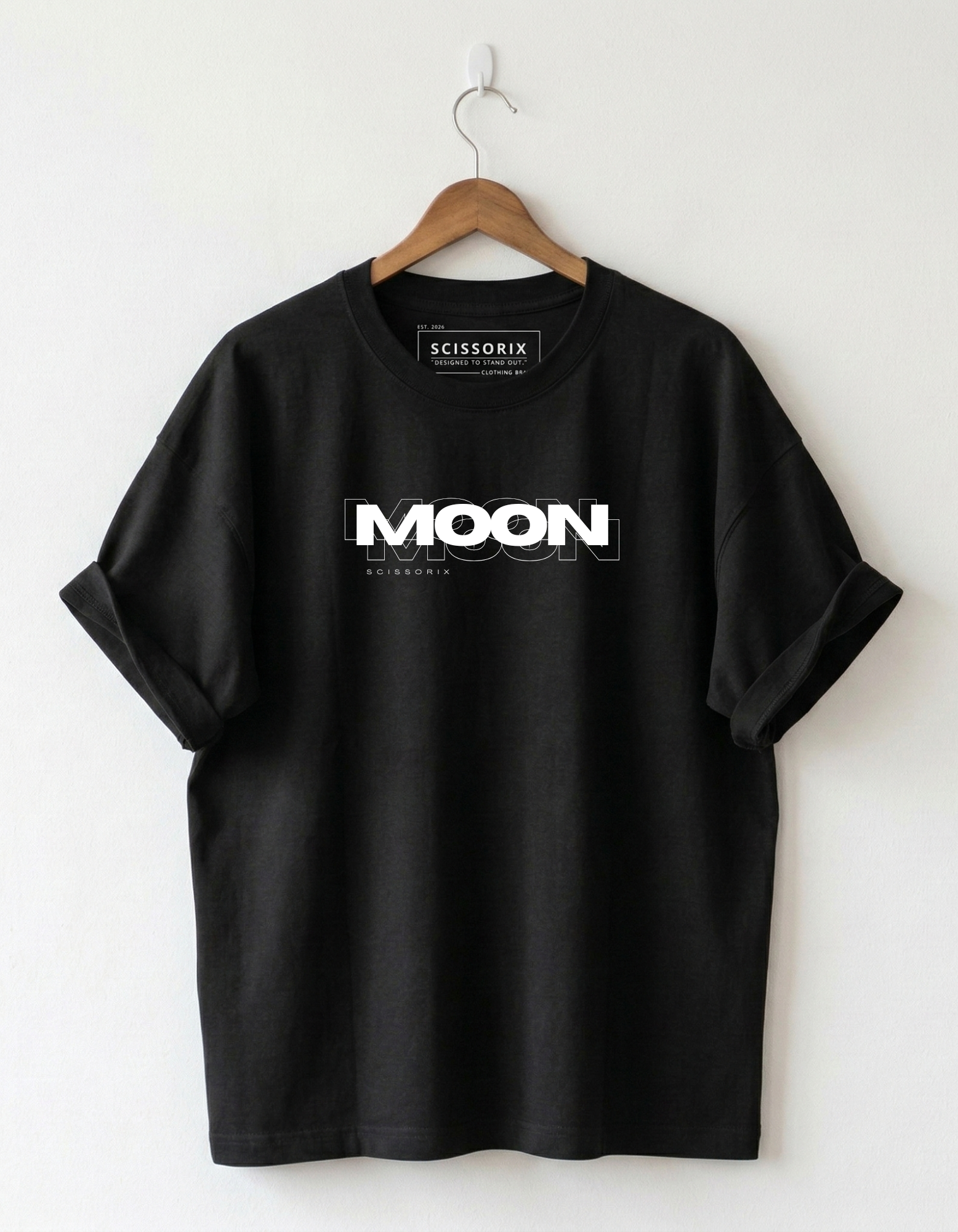 Oversized T-Shirt | “MOON” Graphic Streetwear T-Shirt