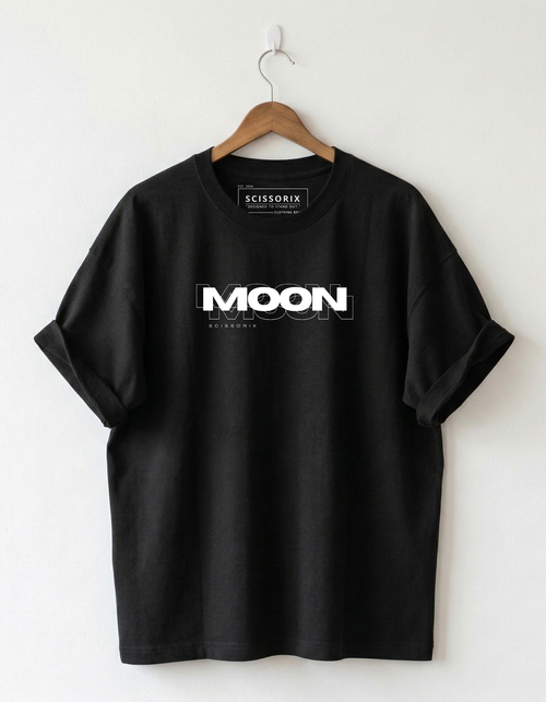 Oversized T-Shirt | “MOON” Graphic Streetwear T-Shirt