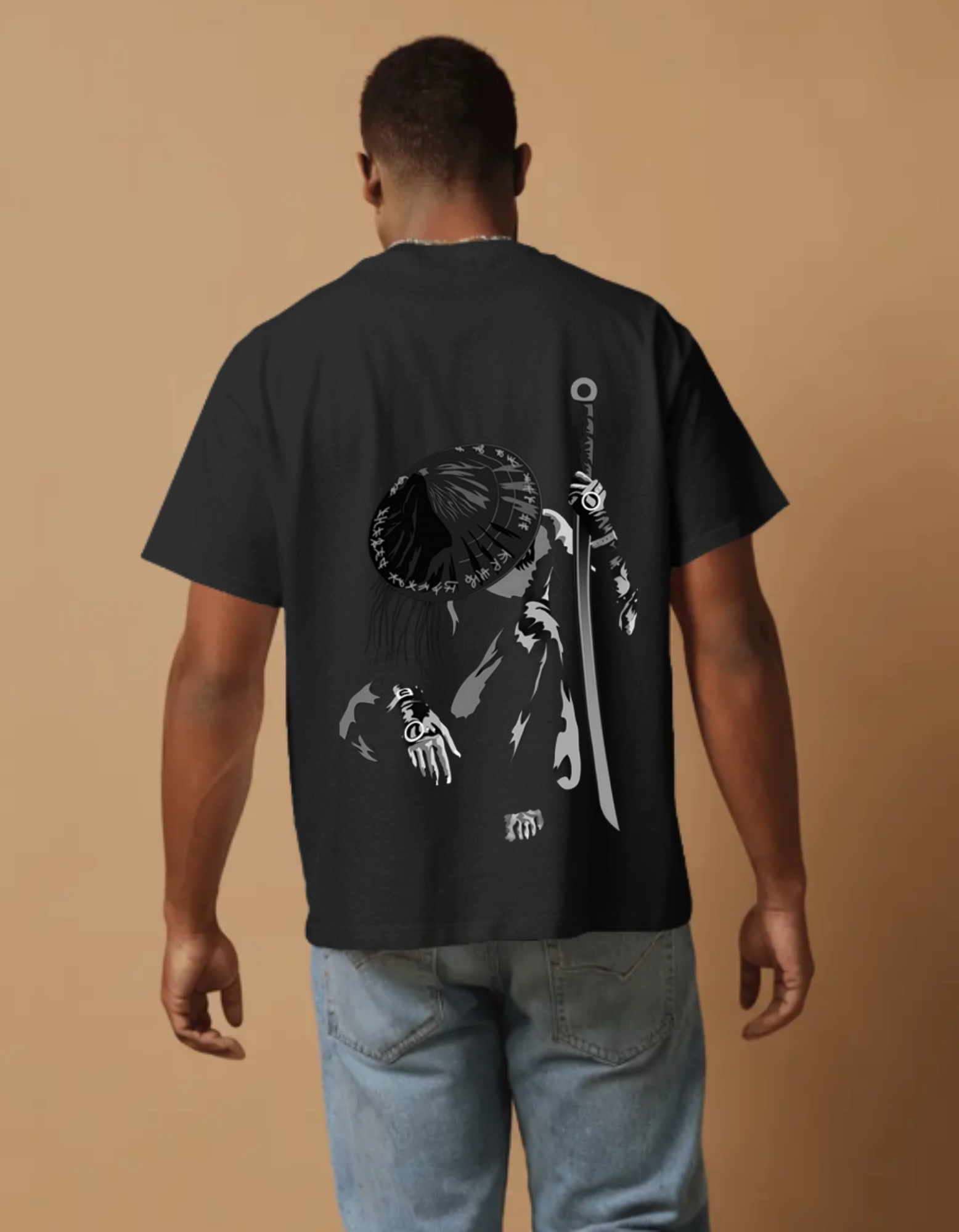 Oversized T-Shirt | “SAMURAI” Graphic Streetwear Tee