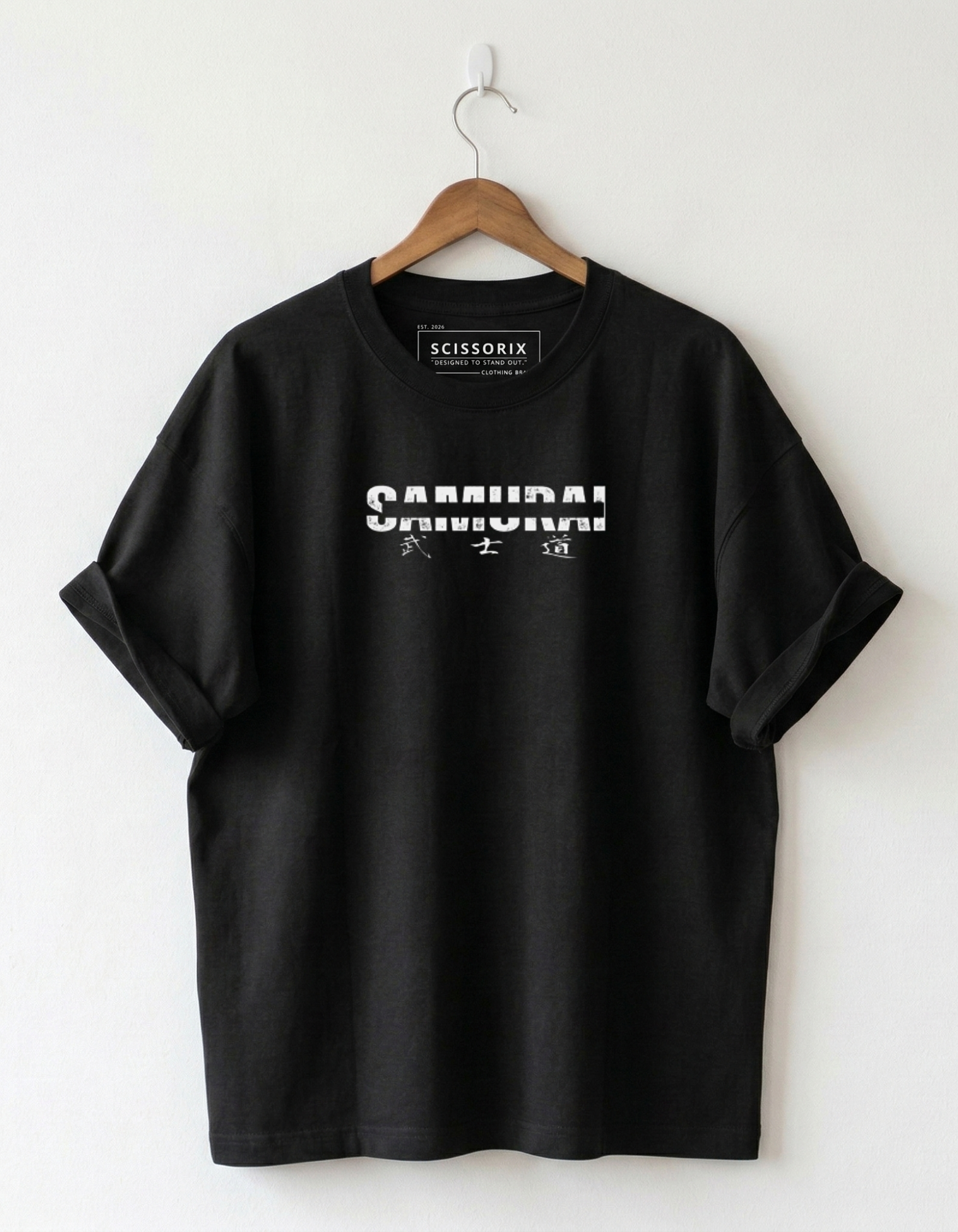 Oversized T-Shirt | “SAMURAI” Graphic Streetwear Tee