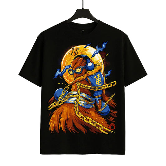 Unique wear Clothing - 
Electric Beast T-Shirt - Black Colour